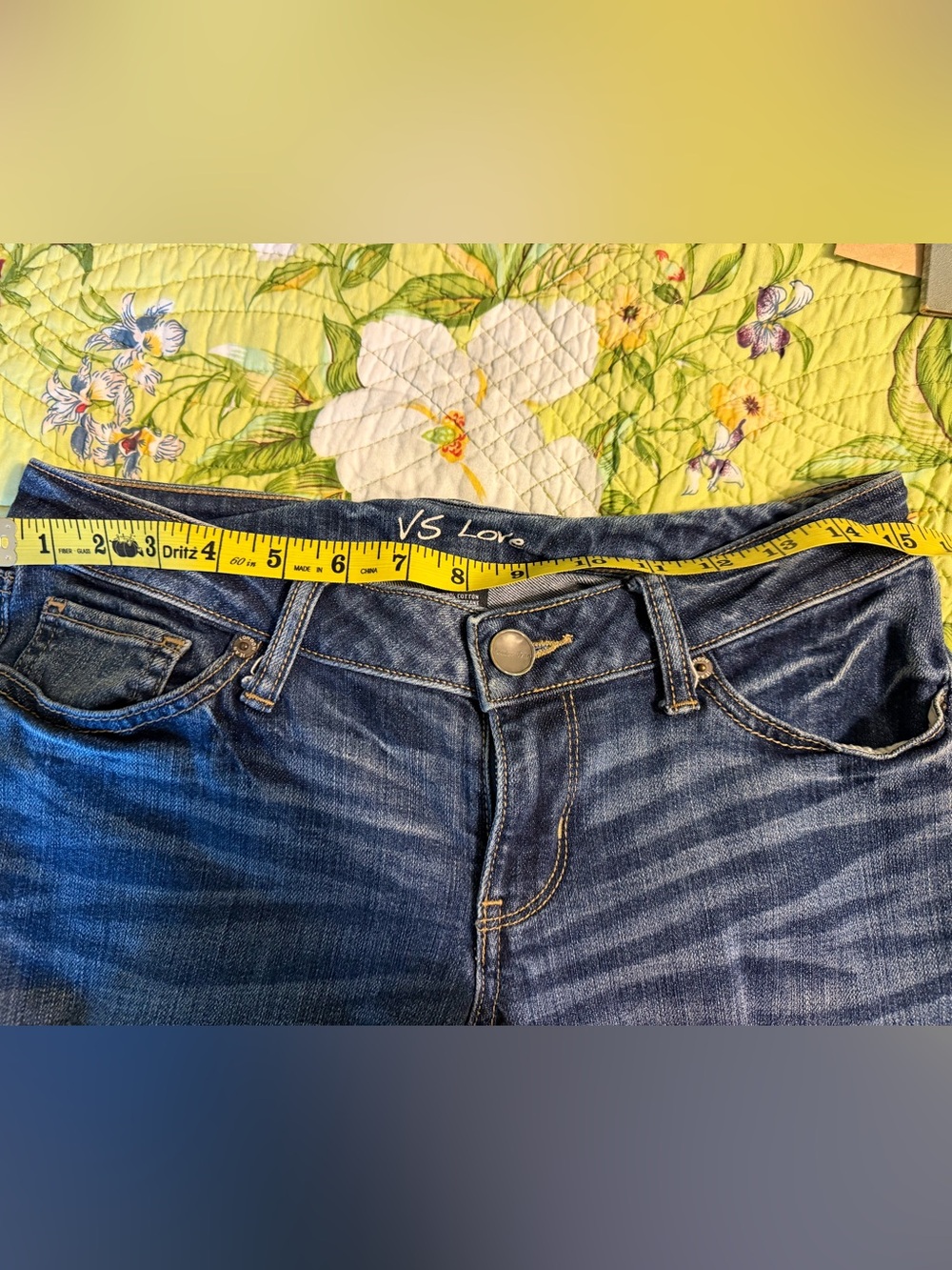 Victoria's Secret Love Distressed Boot Cut Jeans - Picture 5 of 8